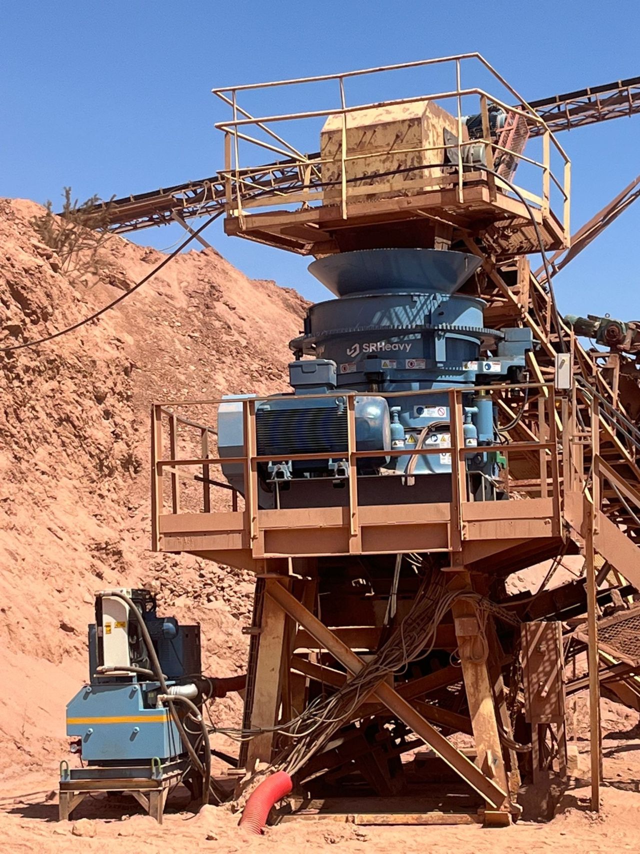 Chantier SCH3000 carrière Maroc WYN Minerals