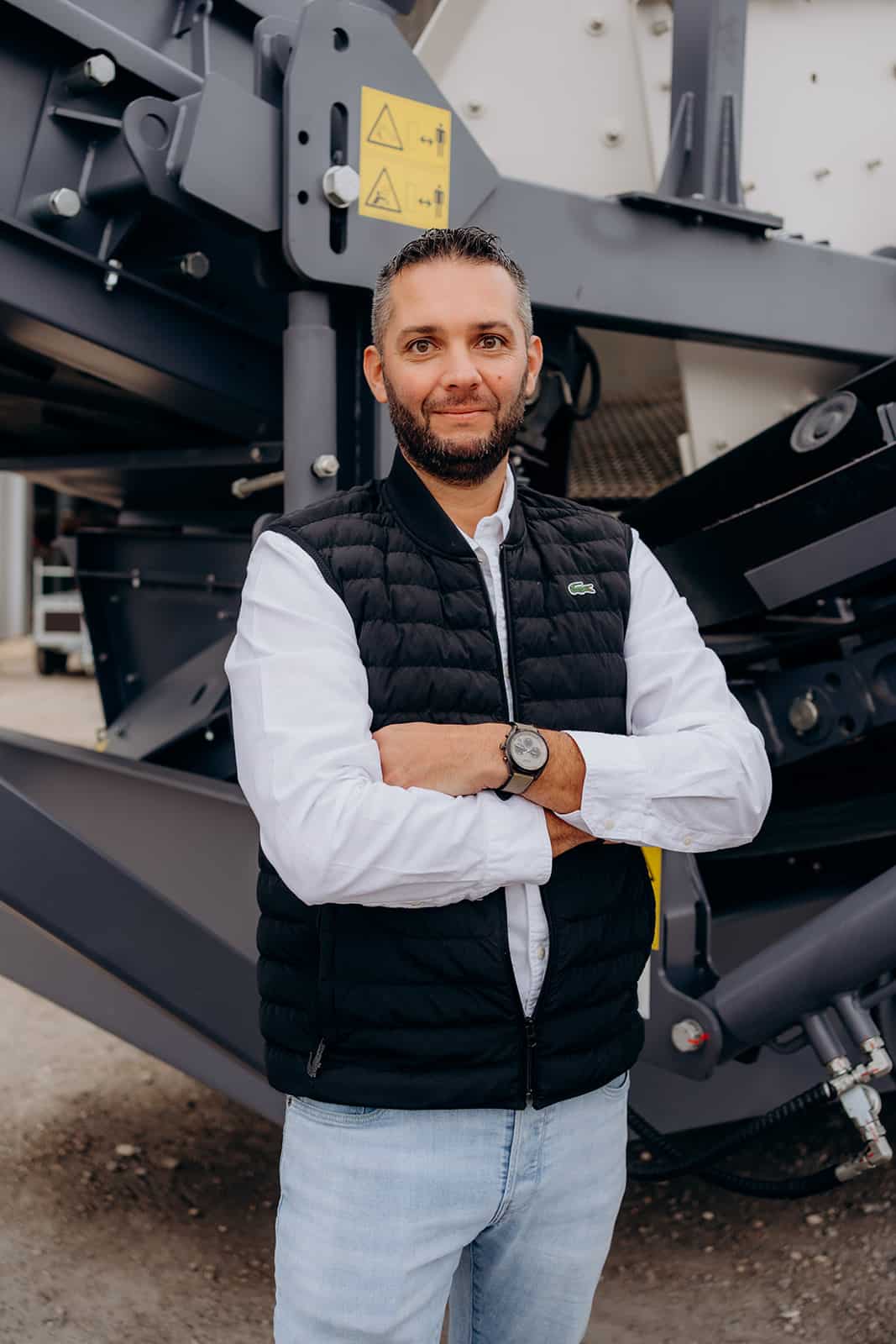 Anthony Erard président WYN Minerals installations concassage