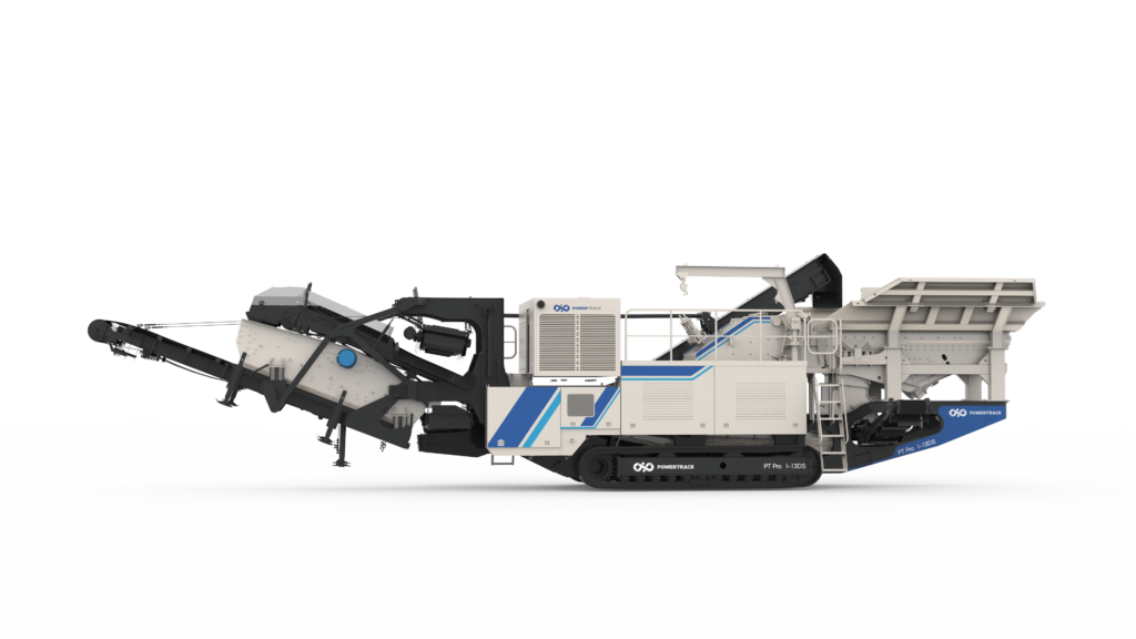 Vue latérale de l’unité de concassage à percussion I-13DS1 WYN Minerals