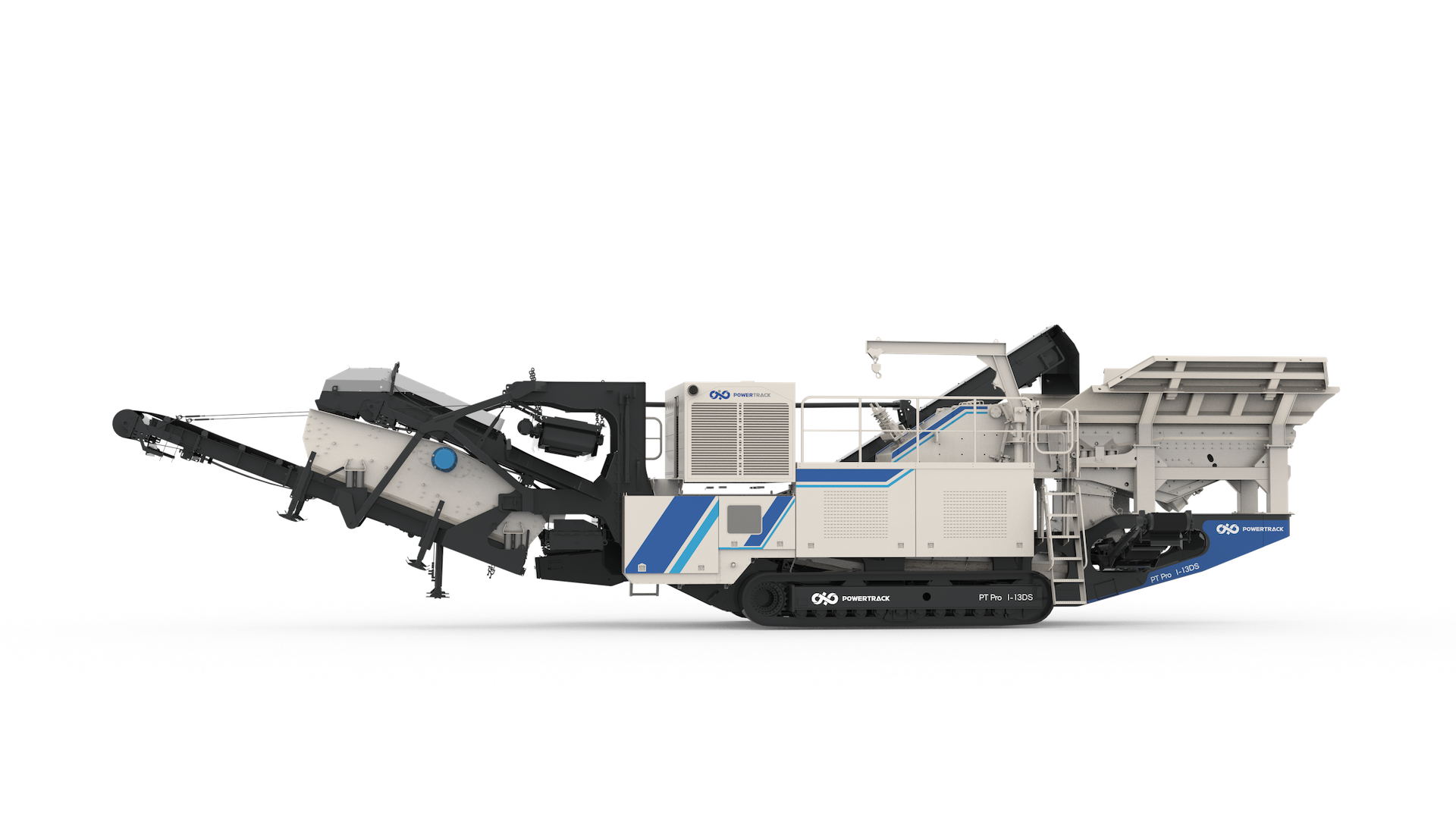 Vue d'ensemble Powertrack PT Pro I-13DS unité mobile percussion 150-400 t/h WYN Minerals