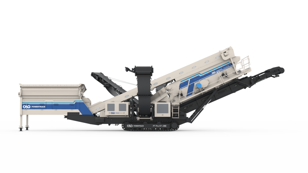 PT PRO ST-08E unité mobile Powertrack WYN Minerals crible triple étage