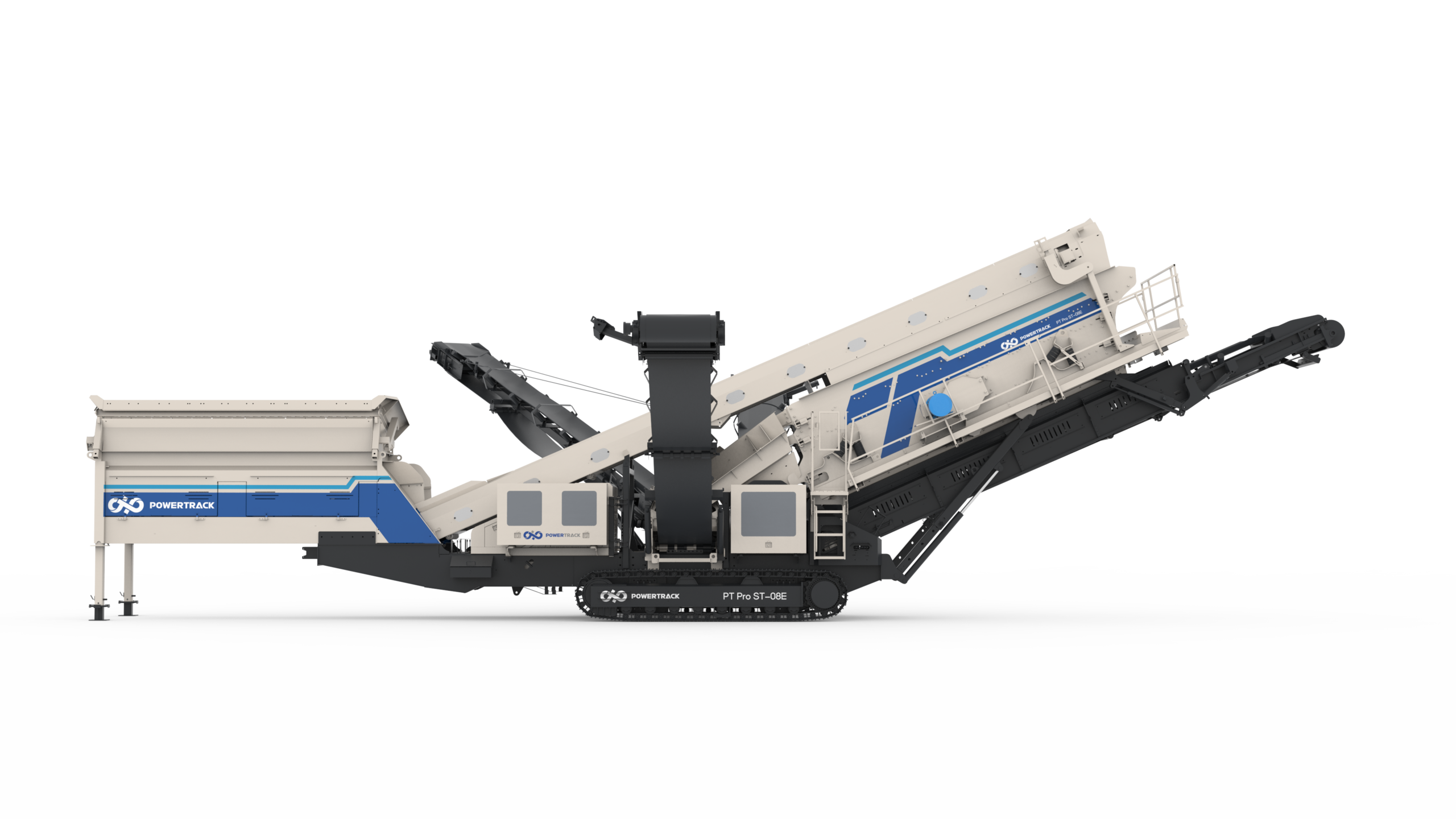 PT PRO ST-08E unité mobile Powertrack WYN Minerals crible triple étage