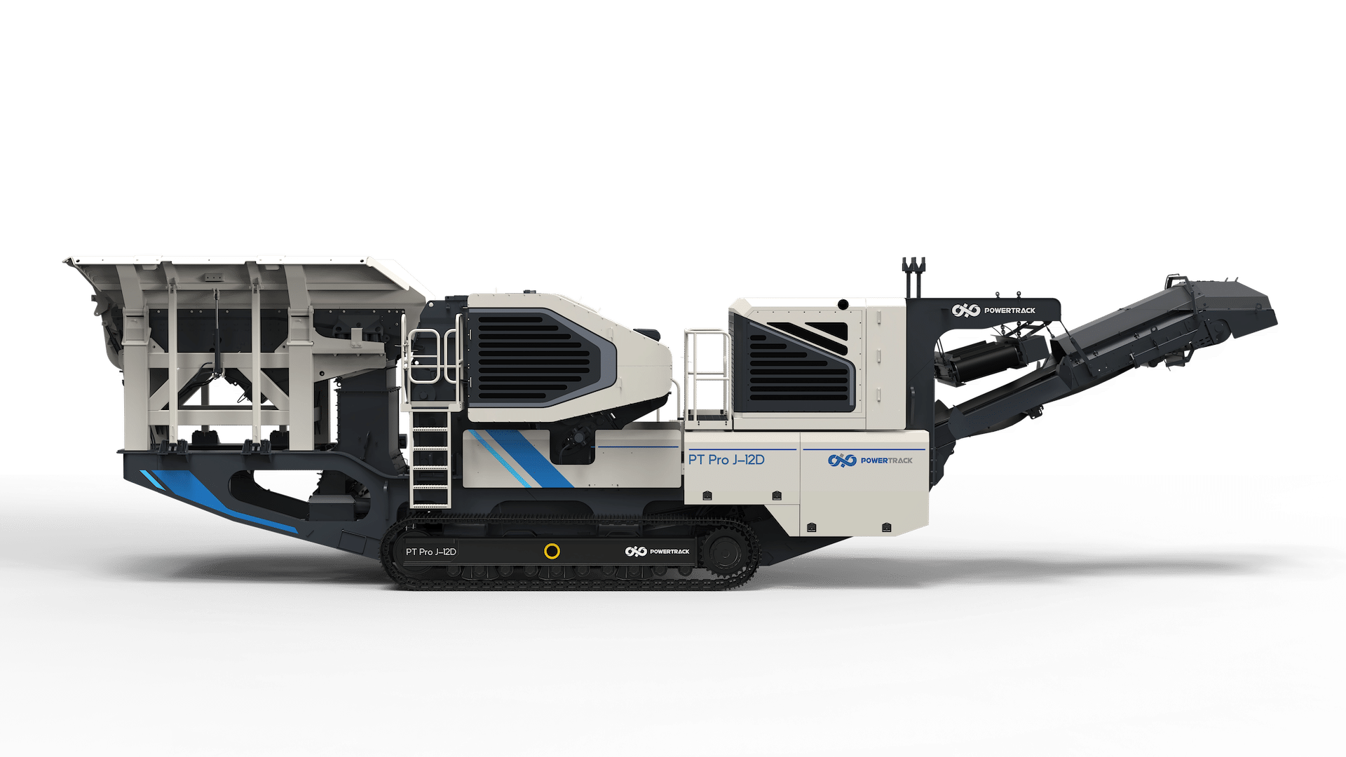 Unité J12 concassage mâchoires profil latéral WYN Minerals